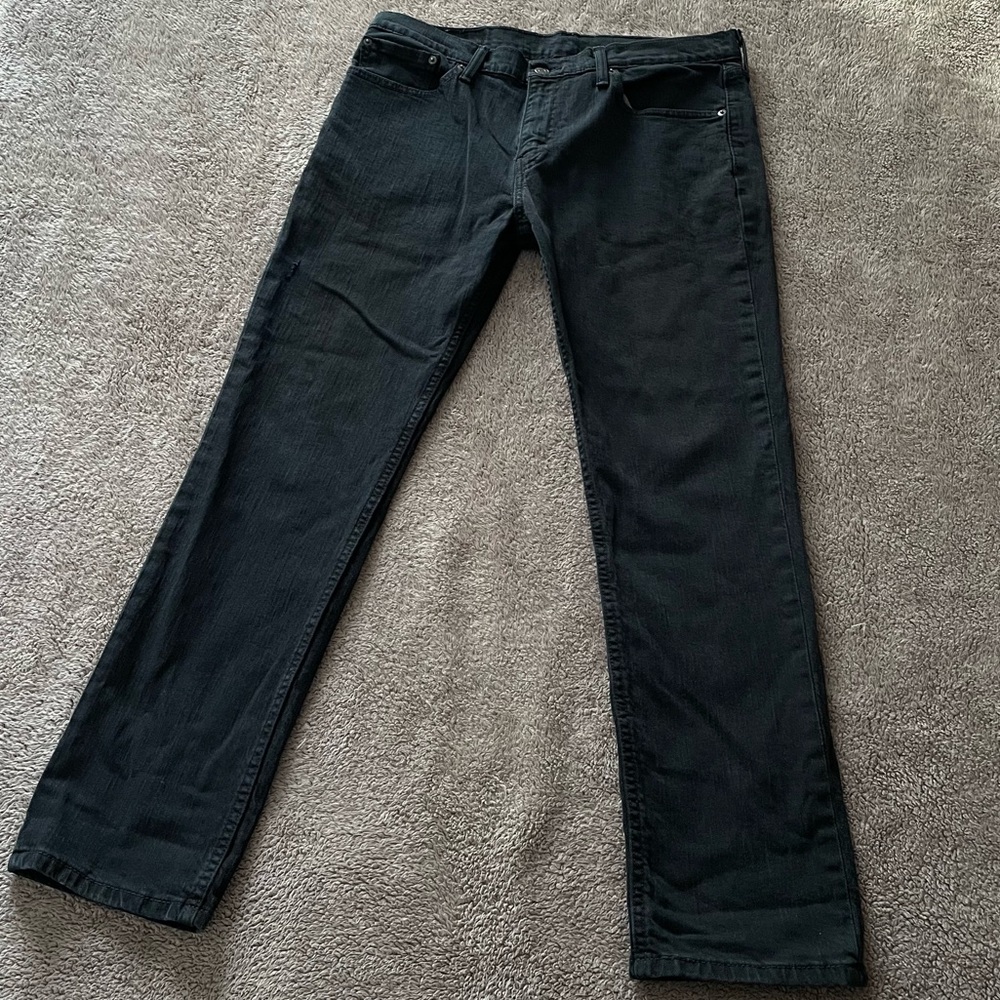 LEVIS 511 Men’s Size 35W 30L Black Denim Classic Casual
